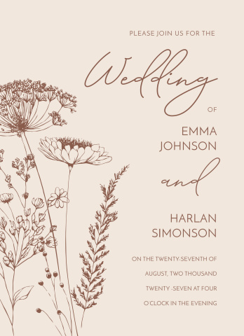 Meadow Love Invitation