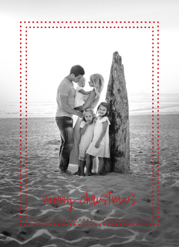 Modern Holiday Border Overlay