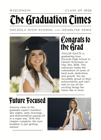 The Graduation Times Acrylic Block