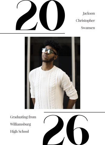 The Senior Year Vertical Acrylic Block