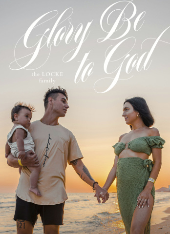 Curly Script Glory Be To God