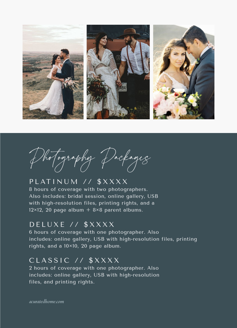 3 Photos layout