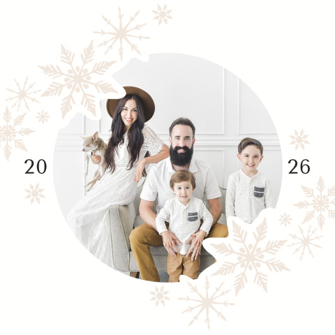 Frosty Corners Acrylic Ornament