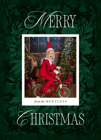 Garland Christmas Acrylic Block