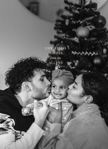 Merry Classic Overlay Acrylic Block