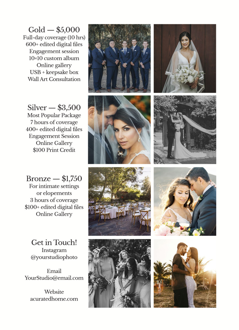 8 Photos layout