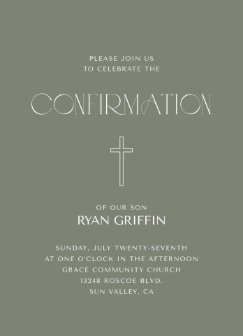 Modern Cross Confirmation