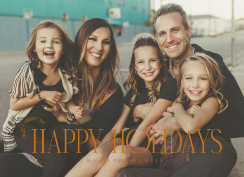 Happy Holidays Editorial Overlay