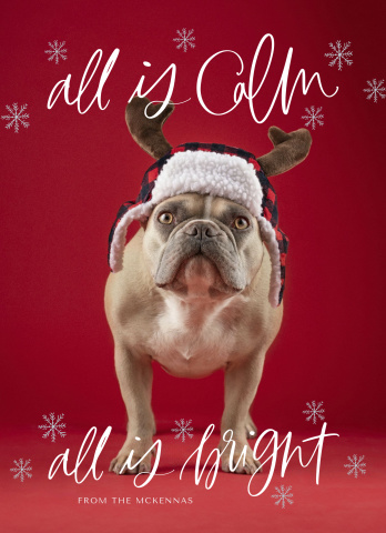 All Is Calm Winter Overlay