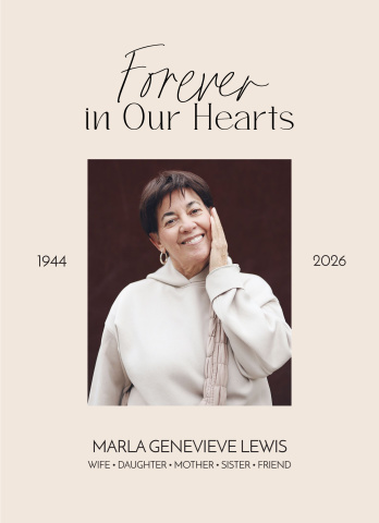 Forever In Our Hearts Acrylic Block