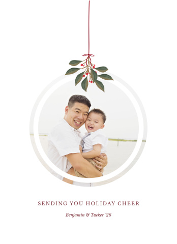 Mistletoe Minimal Acrylic Block