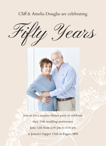 Anniversary Celebration Vertical