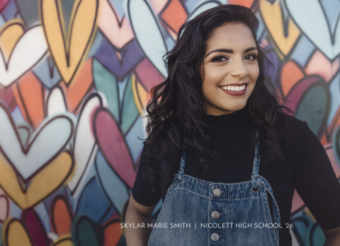 Senior Pride Foil Overlay