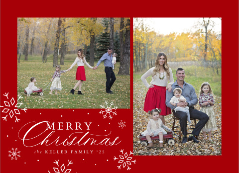 Merry Christmas Corner Card