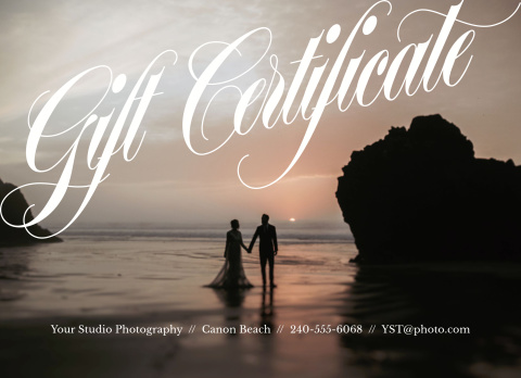 Luxury Marketing Gift Certificate