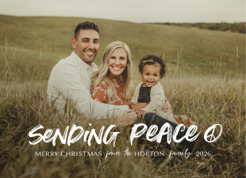 Sending Peace Horizontal Overlay