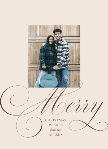 Merry Classic Acrylic Block