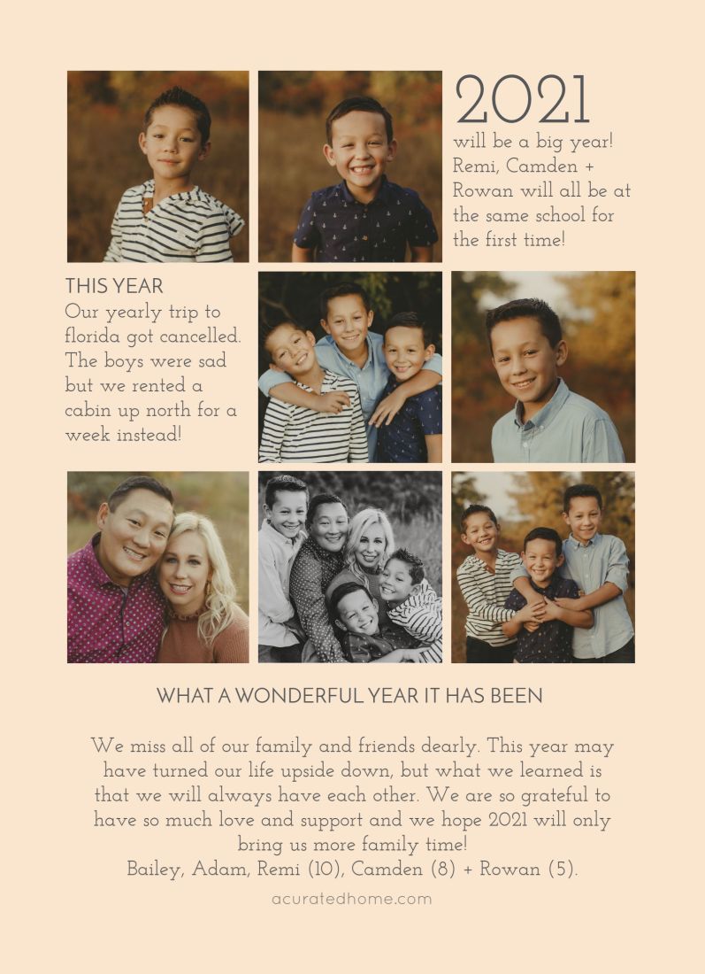 7 Photos layout