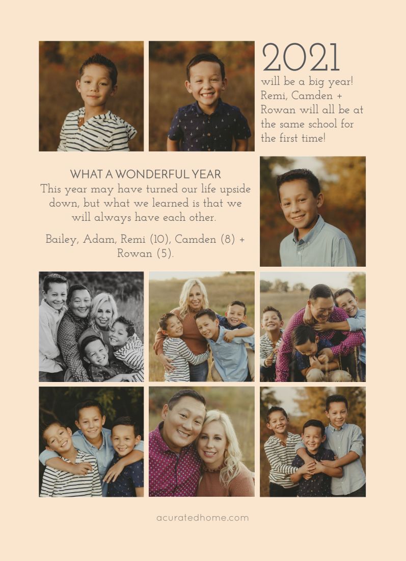 9 Photos layout