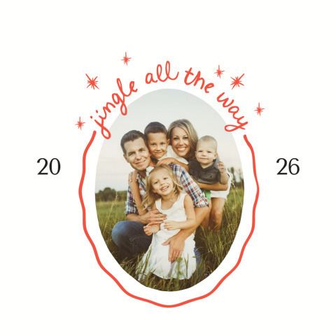 Jingle Always Acrylic Ornament