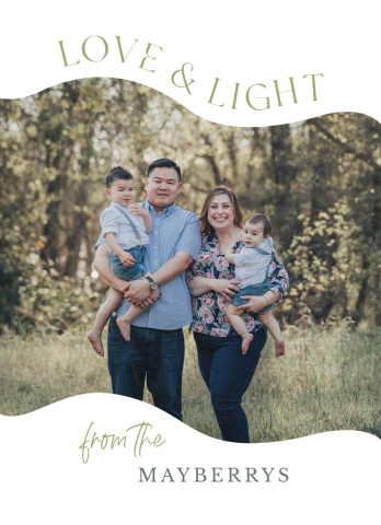 Love & Light Snowdrift Card