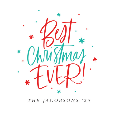 Best Christmas Ever Bamboo Ornament