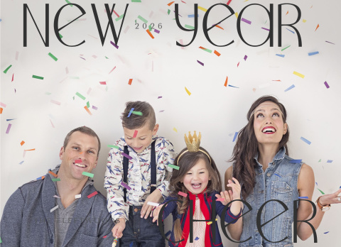 New Year Cheer Modern Overlay