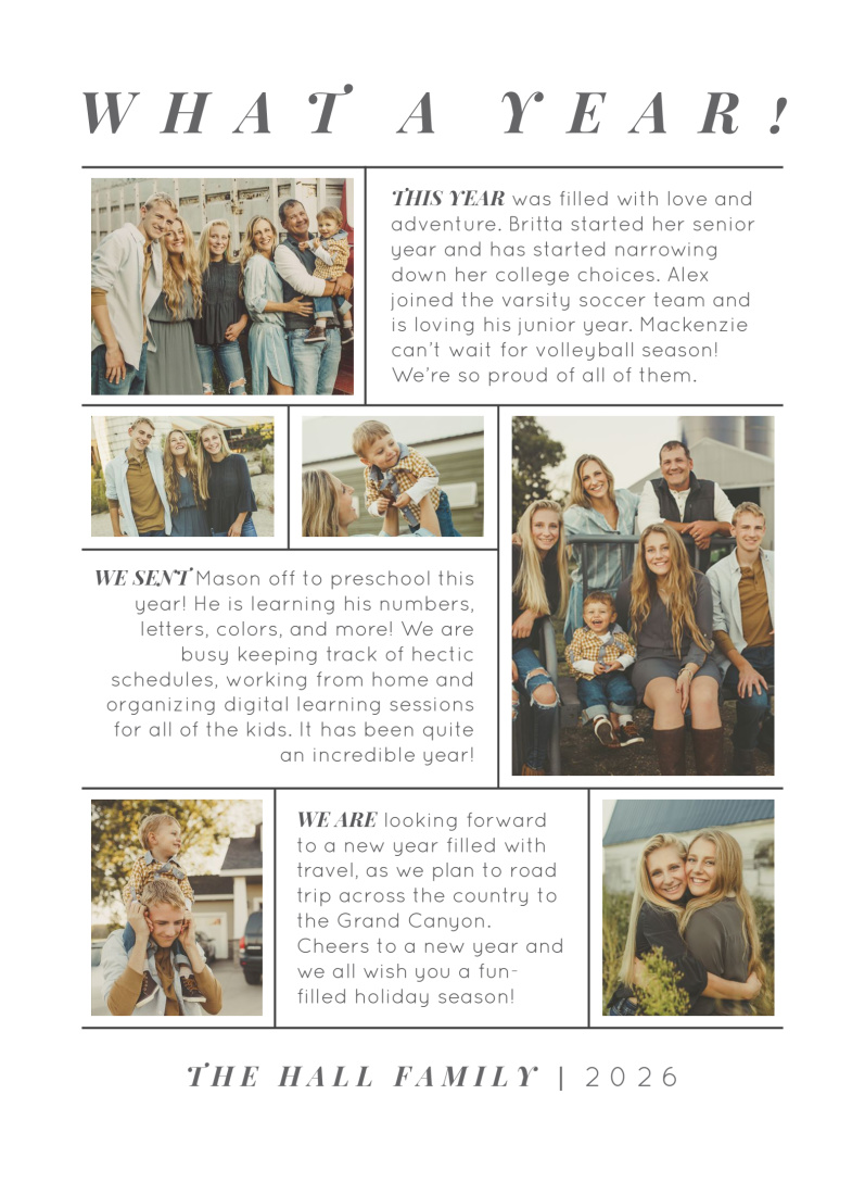 6 Photos layout