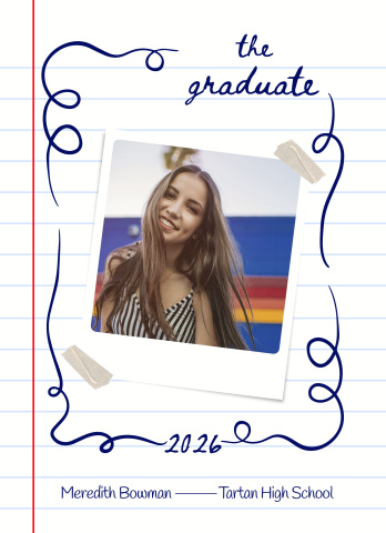 Notebook Doodle Acrylic Block