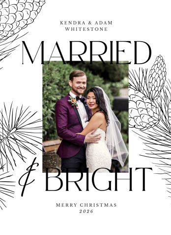 Married & Bright Acrylic Block