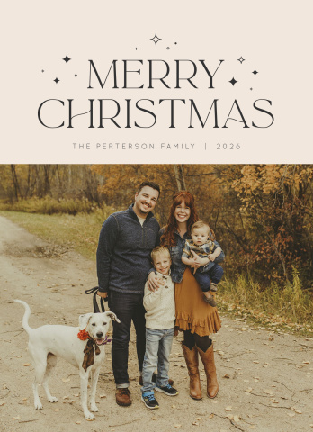 Holiday Twinkle 5x7 Flat Card Vertical