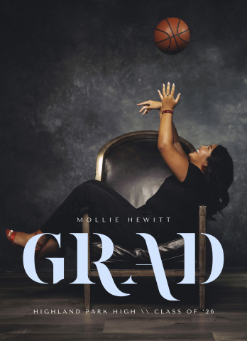 Grad Modern Type Acrylic Block