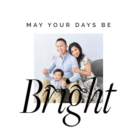 May Your Days Be Bright Bamboo Ornament