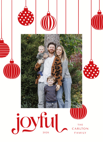Joyful Ornaments Acrylic Block