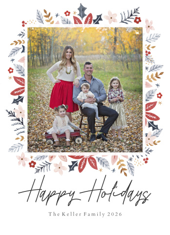 Winter Holly Frame