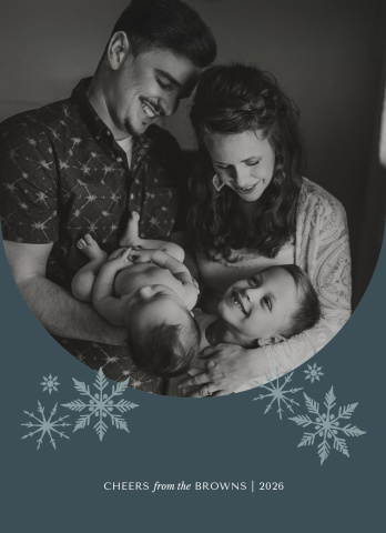 Merry Christmas, Snowflake Style Acrylic Block