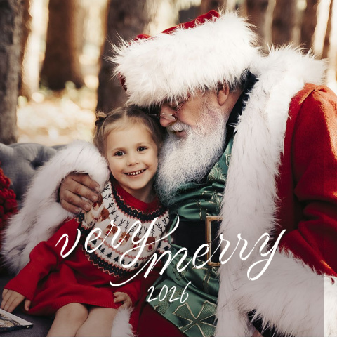 Very Merry Ribbon Overlay Acrylic Ornament