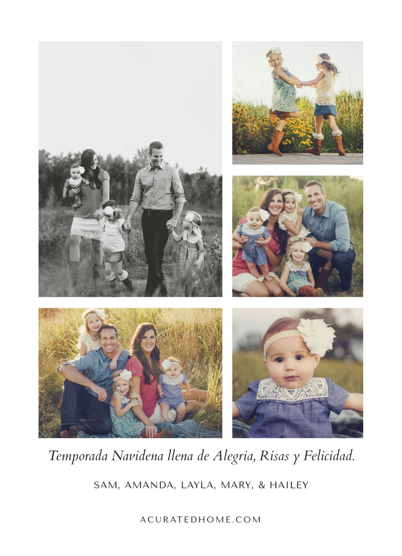 5 Photos layout